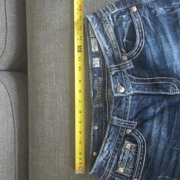 Size 30 signature rise skinny women's zebra print pockets Miss Me jeans - Picture 4 of 4